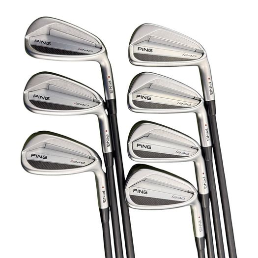 Ping i240 Irons / 5-Pw-Uw / Alta CB AWT Regular / Red Dot