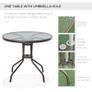 NEW SALE |  6 Pcs Bistro Set, Texteline-Black/Cream Image 6