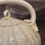 Rare Antique Belleek 1st Period Neptune Coral Teapot with Lid Early Black Mark Image 5