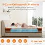 5FT King Size Mattress, 10 Inch 9 Zone Hybrid Orthopedic Mattresses King Mattress Gel Wave Memory Foam Pocket Sprung Mattress for Pressure Relief Motion Separation & Edge Support, 150x200x25cm Image 7