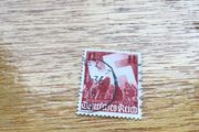 Genuine WW2 German 3rd Reich Stamp - Swastika