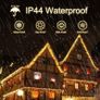 Led Fairy Lights, 49ft 528leds Christmas Tree Lights Plug in, 11 Modes/Remote/Timer IP44 Waterproof String Lights for Indoor Outdoor Garden Balcony Party Windows Garland Door Wall (32ft 352leds) Image 4