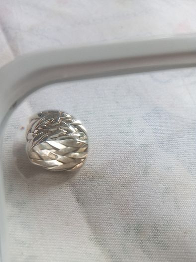 Sterling silver knot ring