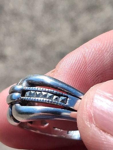 Vintage Sterling Silver Marcasite Rings