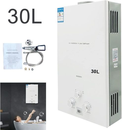 Gas Water Heater 30L Instant Camping Boiler