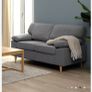 2 seater sofa grey Image 3