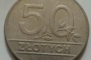 Poland 50 Zl Coin 1990