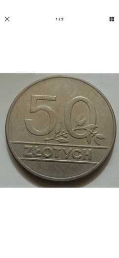 Poland 50 Zl Coin 1990