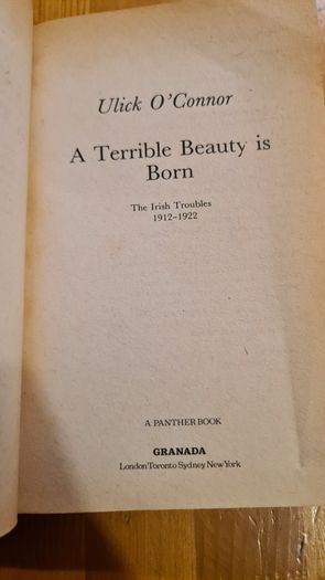A Terrible Beauty Is Born. By Ulick O Connor. Paperback In Good Condition.