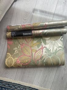 Statement Design Exotic Fruit Gold Wallpaper