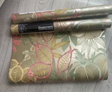Statement Design Exotic Fruit Gold Wallpaper