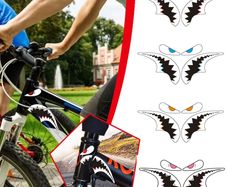 Bike Frame Stickers Bicycle Top Tube Waterproof Decals for MTB Bicycle Decorative Frame Bike Motorcycle Accessories
