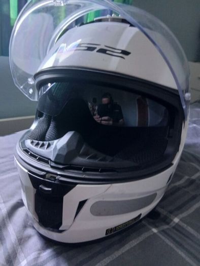 Biker clothes helmet