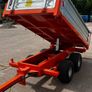 Tractor & New 3-way Tipping Trailer Image 9