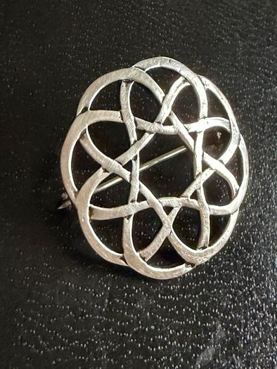 silver brooch