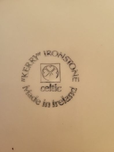 Celtic ceramic dinner plate