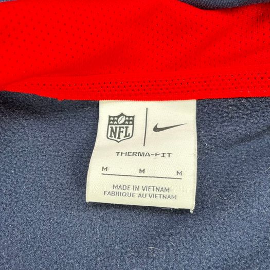 Nike New England Patriots NFL Authentic Therma-FIT Hoodie Mens M Navy