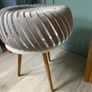 Clyde grey velvet lampshade 57x25cm Image 3