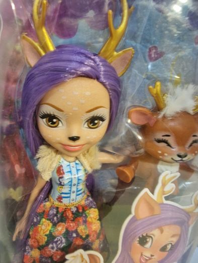 2x New Enchantimals Dolls (Danessa Deer & Patter Peacock) - Unopened