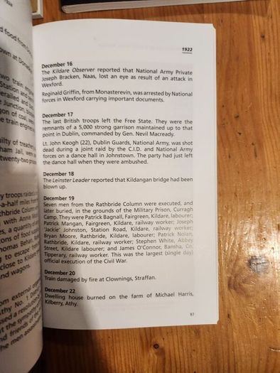 KILDARE HISTORY RELATED BOOKS X 4. 3 large volume paperback plus 1 paperback all in very good condition. SEE PHOTOS FOR DETAILS.