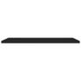 Floating Wall Shelves 4 pcs Black 120x23.5x3.8 cm MDF Image 5
