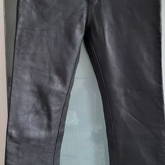 Challenge Leather Team Ladies Motorcycle trousers (black leather jeans style) - Sz 32 (Fit 12UK) - Rrp 189 (New)