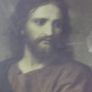 a large vintage holy picture in a lovely gild  frame Image 2