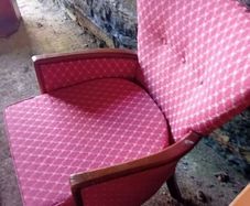 Antique  Fabric Tub Chair