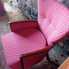 Antique  Fabric Tub Chair