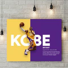 Cobe Bryant printed picture on pvc foamex board