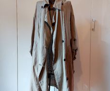 Beautiful Zara linen trench coat M