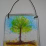 Glass Tree of Life suncatcher, Home decor, Ornament Image 3