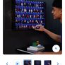Lego mini figure display case with lights Image 2