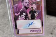 Topps UCC GOLD 2024/2025 Cody Gakpo Auto /25 Purple Liverpool FC