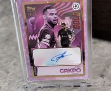 Topps UCC GOLD 2024/2025 Cody Gakpo Auto /25 Purple Liverpool FC