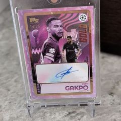 Topps UCC GOLD 2024/2025 Cody Gakpo Auto /25 Purple Liverpool FC