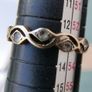 Vintage 9ct Solid Gold 375 5-Stone  Gemstone Ring Image 7