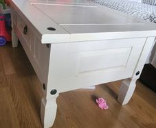 Hardwood coffee table