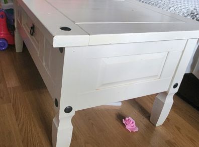 Hardwood coffee table