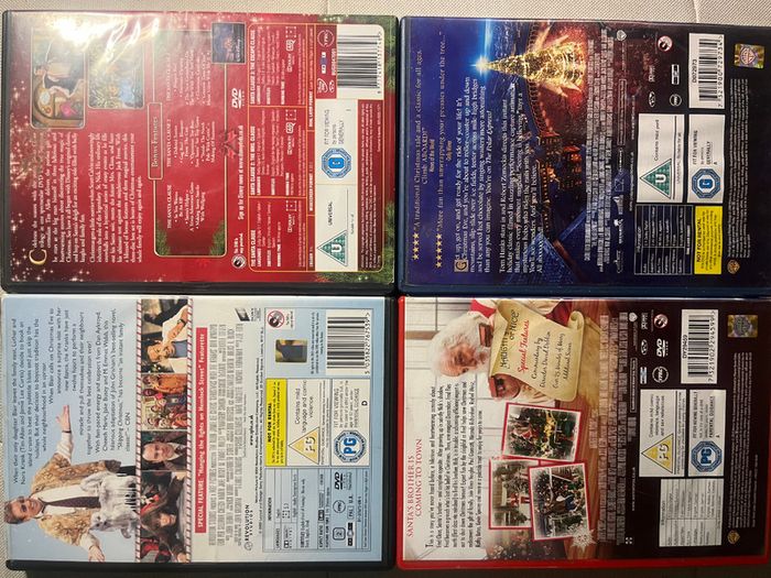 Christmas DVD Bundle 6 Movies Santa Clause 1 2 3 Polar Express Fred Claus