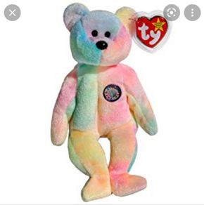 TY Beanie Baby Birthday Bear