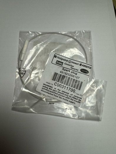 Hotpoint Indesit gas spark plug electrode 481925268167