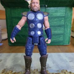 Thor Marvel action figure blue armour loose