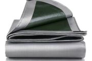 Thick 180 Resistant Outdoor Waterproof Tarpaulin 2m x 3m, Frost-Resistant, UV Protection PE Plastic Tarp for Garden, Gazebo, Camping, Furniture, Shed 2mx3m
