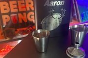 Munster whiskey hip flask gift sets