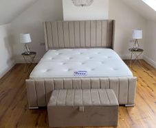 Single/Double/King Size Bed Frame With Mattress
