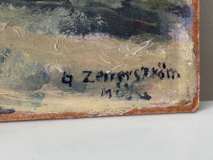 Original oil painting by Gunnar Zetterstrom