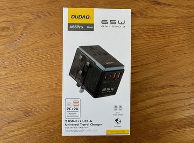 DUDAO A65Pro 65W Universal Travel Charger (New)