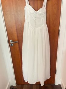 White Elegant Dress Medium