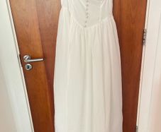 White Elegant Dress Medium